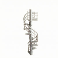 Miniature Staircase Model Detailed Resin Stairs Model Scene Model Staircase Steps Resin Stairs Structural Supports