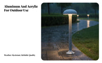 Easy Installation LED Toadstool Lamp All-Weather Resistant Modern Landscape Lamp Long-Lasting Aluminum Body for Courtyard, Lawn, Patio