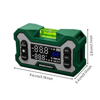 Two-axisAxis Digital Angle Gauge with Laser Digital Angle Detector with Laser Rechargeable Inclinometer with Bubble Level Easy-to-Read for Carpenters, Woodworkers, Diyers, Leveling, Alignment, Woodworking