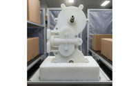 Metal Shafts Massage Chair Gearbox Mounting Tabs Plastic Gearbox Assembly White Two-Gear Gear Housing Unit Compact