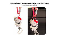 Soft Doll Car Hook Great Gift Cute Cat Vehicle Bag Holder Portable Purse Hanger for Drivers, Parents, Commuting, Daily Commute, Road Trips