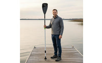 Detachable Paddle Matte Finish Paddling Oar Easy to Assemble Water Sports Gear for Kayaking, Paddleboarding