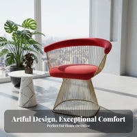 Artistic Design Asymmetrical Ribbon Seat designer-influenced accent Chair Italian influenced Living Room Seating Irregular Shape for Interior Designers, Business Owners, Reception Area, Hotel Lobby, study niche, Bedroom