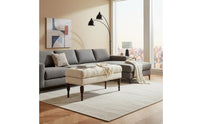 Solid Wood Legs Tufted End of Bed Bench European Design Long Entryway Shoe Bench Multi-Functional Textile Sofa Stool for Cloakroom
