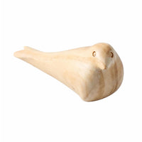 Wooden Bird Statue Presentable Figurine Rustic House Decoration