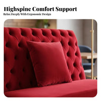 Retro design Upholstered Highrear Armchair Button-Tufted rearrest Living Room Furniture Removable Cover Single Sofa Soft Padded for Hotel Managers, Interior Designers, Cafe Owners, Reception Area, perusing corner, Bedroom, Study