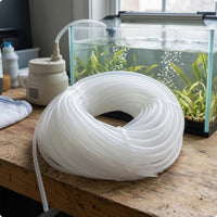 4 Mm Inner Diameter Aquarium Air Tube 70 M Length Air Tube Translucent White Flexible Aquarium Hose for Aeration, Oxygenation