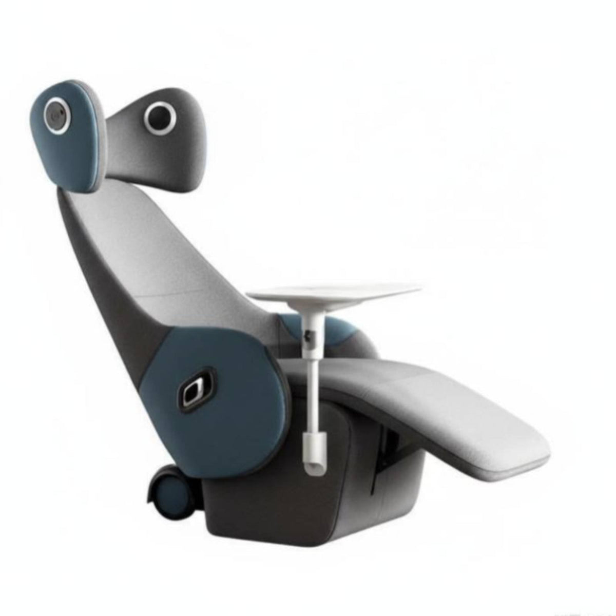 Space Capsule Design Recliner Chair Modern aesthetic Armchair Multi-Functional Household Seating Fully Reclining for Movie Lovers, Homeowners, Living Room, Bedroom, Leisure Area, perusing corner