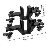 2 Pieces Door Panel Carrier Heavy-Duty Door Installation Cart Labor-Saving Panel Handling Tool for Carpenters, Home Improvement Enthusiasts, Workshop