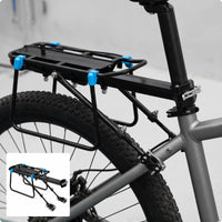 Cycle Rear Rack Disc Brake Compatible Rear Cargo Rack Rapid-Detach for Commuting