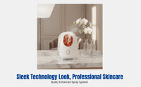 Nano Spray Facial Humidifier, Hot & Cold Dual Spray, Deep Hydration, Home Skincare Device