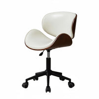 Height Adjustable rotate Bentwood Chair half-centuryera Modern design Bentwood Task Chair Curved Backrest Office Furniture Ergonomic Design for Students, Study Room, Bedroom