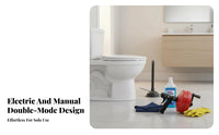 Flexible Cable Electric Drain Auger Automatic Feed Plumbing Snake Tool Double Operation for Homeowners, Renters, Bathtub, Sewer Line