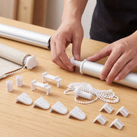 4 Pieces Universal Fit Blind Repair Hardware Molded Bead Chain Control Mechanism Sturdy Blind Replacement Parts Wear-Resistant for Renters, Home Maintenance