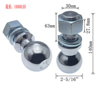 Off-Road Modified Trailer Hitch Ball 2-5/16 inch Ball Trailer Arm Connecting Rod Trailer Ball Car RV Accessory