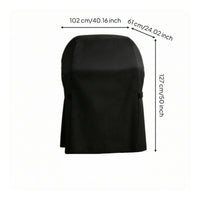 Grill Cover with Drawstring Waterproof Barbecue Cover with Handle Dustproof for Patio