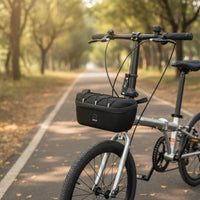 Handlebar Front Bag Compact Bike Front Bag Textured Wear-Resistant for Cyclists, City Commuting, Road Trips
