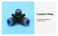 High Temperature Resistant Push-to-Connect Quick Connect Pipe Fitting for Gardeners, DIY Enthusiasts, Greenhouse, Garden, Patio