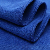 Thick Microfibre Cloth and 30x70cm Microfibre Towel, 350 GSM Printed Single-Ply Fabric, Highly Absorbent Tool for Car and Home Use