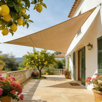 Tear-Resistant Triangle Shade Sail Waterproof Triangular Shade Sail Blocking Canopy Cover Heavy Duty for Backyard, Garden, Deck