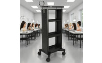 Salon Trolley Metal Hairdressing Trolley Swivel Casters Rolling Cart for Hairdressers