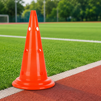 52cm Marker Cones, Flexible PE Cones for Sports Training, Football Accessories, Agility Training Equipment