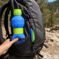 Foldable Silicone Water Bottle for Outdoor Sports, Portable and Creative Design