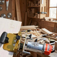 Woodworking Jig with Router Bits Adjustable Router Milling Groove Bracket