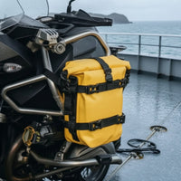 Motorcycle Side Bag Waterproof Motorcycle Pannier Adjustable Side Bag with Roll-Top for Motorcyclists