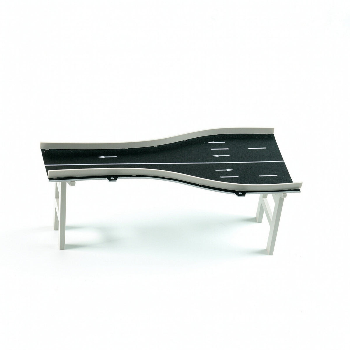 Elevated Model Highway Overpass Textured Scale Model Bridge for Collectors