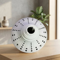 Ceiling Light Fitting with E27 Lamp Holder for DIY Lighting, Plastic Bulb Holder with Ventilation, E27 Screw Base Pendant Light, 110mm Diameter
