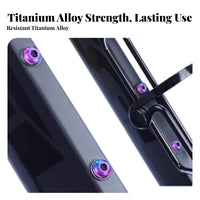 2 Pieces Lightweight Water Bottle Holder Mount Bolts Water Bottle Holder Mount Screws Rustproof for Mountain Bikers, Cycling Enthusiasts
