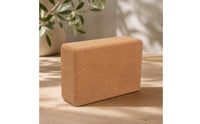 Cork Stretching Block Supportive Cork Block Stable Exercise Equipment for Yogis, Dancers, Home Workouts