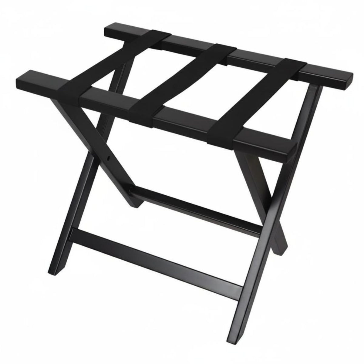 Bamboo Luggage Stand Foldable Folding Luggage Rack Space Saving for Hotel Room