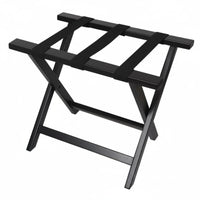 Bamboo Luggage Stand Foldable Folding Luggage Rack Space Saving for Hotel Room