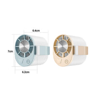 Long Battery Life Waist Clip Fan 3 Wind Speeds Waist Fan Low Noise Mini Cooling Device Rechargeable for Outdoor Workers, Commuters, Students, Travel, Office, Camping