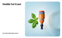 Easy Install PE Tube Connector Long-Lasting Construction Quick Connect Hose Adapter Rust Resistant for Greenhouse, Patio