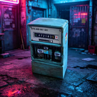 Electric Utility Cabinet Miniature 1:64 Scale Futuristic-Industrial Utility Cabinet Model Handmade