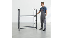 Rolling Tire Display Rack on Wheels Storage System Large Capacity for Showroom