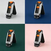 Stainless Steel Quick-Clamp Tool Hanger Reinforced Nylon Waist Belt Tool Hanger Fits up to 2.7 Inch Belts Work Gear Foldable