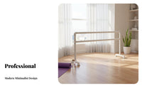 Freestanding Dance Barre Versatile Portable Dance Barre Wobble Mobile Leg Stretching Bar for Children, Beginners, Classroom