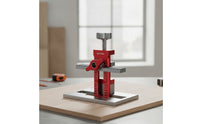 Adjustable Cabinet Door Jig with Drill Sleeves Precision Cabinet Door Mounting Jig Anti-Slip Tool for Woodworkers, Diyers