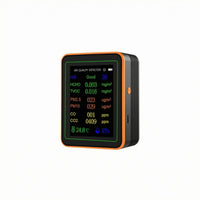 Portable Air Quality Monitor Rechargeable Battery Handheld Air Quality Monitor Home Gadget Color Display Rectangular