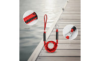 Shock Absorbing Bungee Dock Line with Hook Marine Grade Bungee Mooring Line with Loop Elastic Boat Accessories Heavy Duty for Boaters, Personal Watercraft Riders, Kayakers, Kayak Anchoring