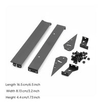 Long-Lasting 1/10 Scale Drift Spoiler High Strength Double Deck Rear Spoiler Wear-Resistant for Drifting, on-Road, Racing