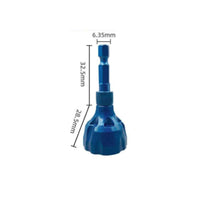 Blue Deburring Chamfer Tool Easy to Use Fluted Chamfer Cutter