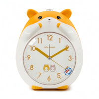 Cute Animal Alarm Clock Cartoon Bedside Alarm Clock Non-Ticking Silent for Children, Toddlers, Students, Nightstand, Bedroom, Desk