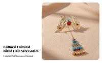 Traditional Chinese Attire Hair Accessory Set Gold-Plated Chinese Traditional Chinese Attire Hair Accessory Set Traditional
