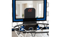 Mini Basketball Hoop with Scoreboard Easy Installation Electronic Scoring Basketball Toy Shatter-Resistant Backboard for Bedroom