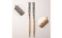 Drumstick with Wire Brush Versatile Multi-Functional Drumstick Non-Slip Drum Brush with Wire Ends for Drummers, Percussionists, Rehearsal